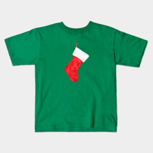 Red Christmas Stocking Kids T-Shirt